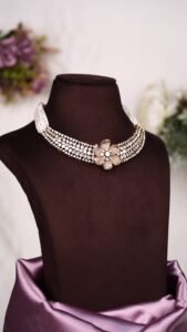 Flower Polki Choker - N011