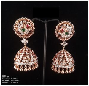 Majestic Peacock Jhumka - N181