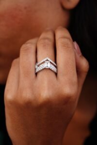 Zenith Chevron Ring - R021
