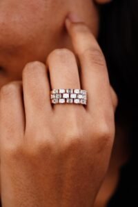 Multi-stone Baguette Diamond Ring - R027