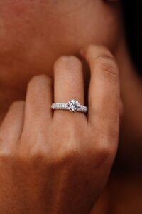 Starlight Solitaire Ring - R037