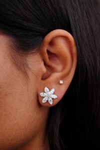 Belle Floral studs - E047