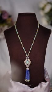 ocean bloom tassel necklace - N125