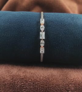 Eternal Elegance Five‑Stone Bracelet - B188