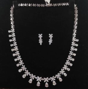 Eternal Blossom Diamond Necklace Set - N214